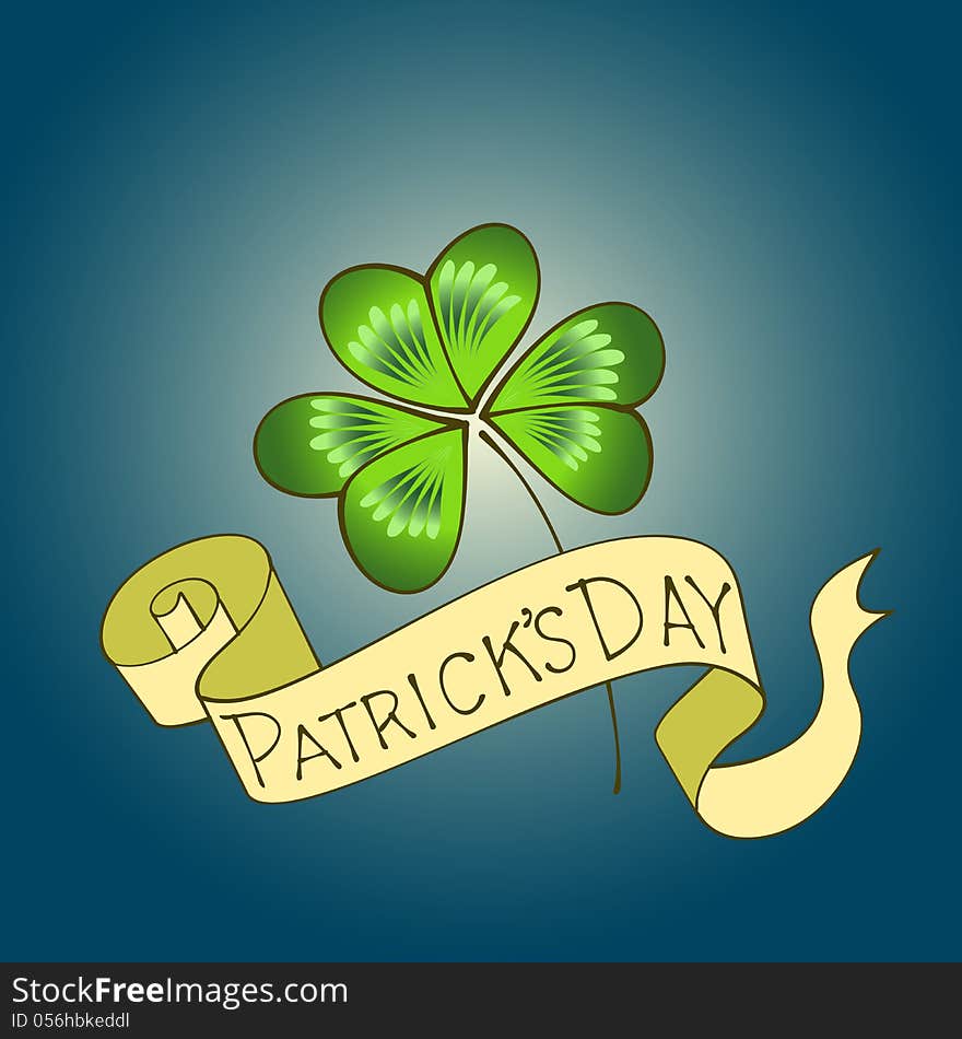 St. Patrick's Day art background. St. Patrick's Day art background.