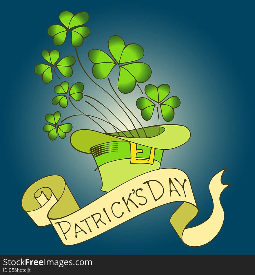 St. Patrick's Day art background. St. Patrick's Day art background.