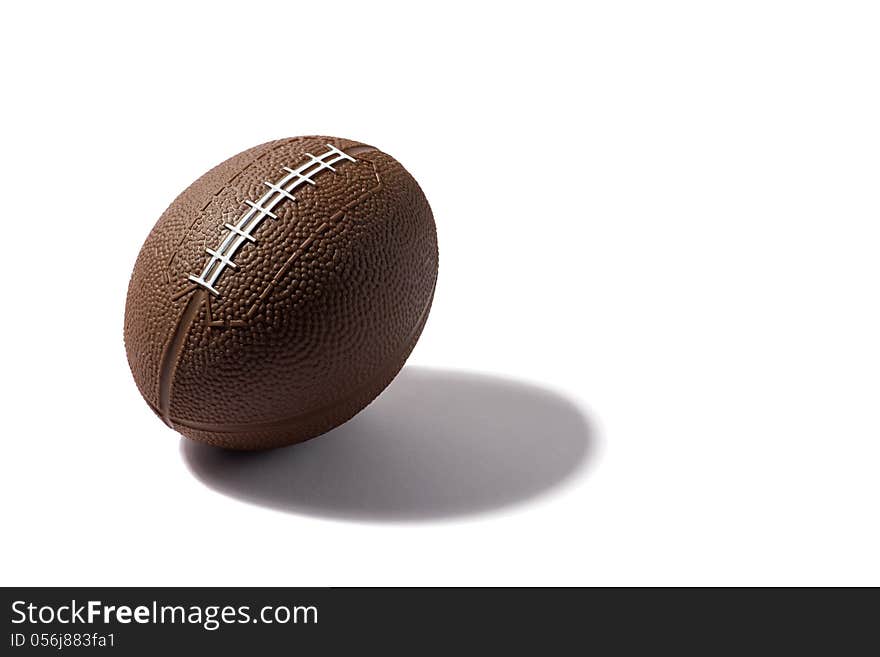 Football On White Background