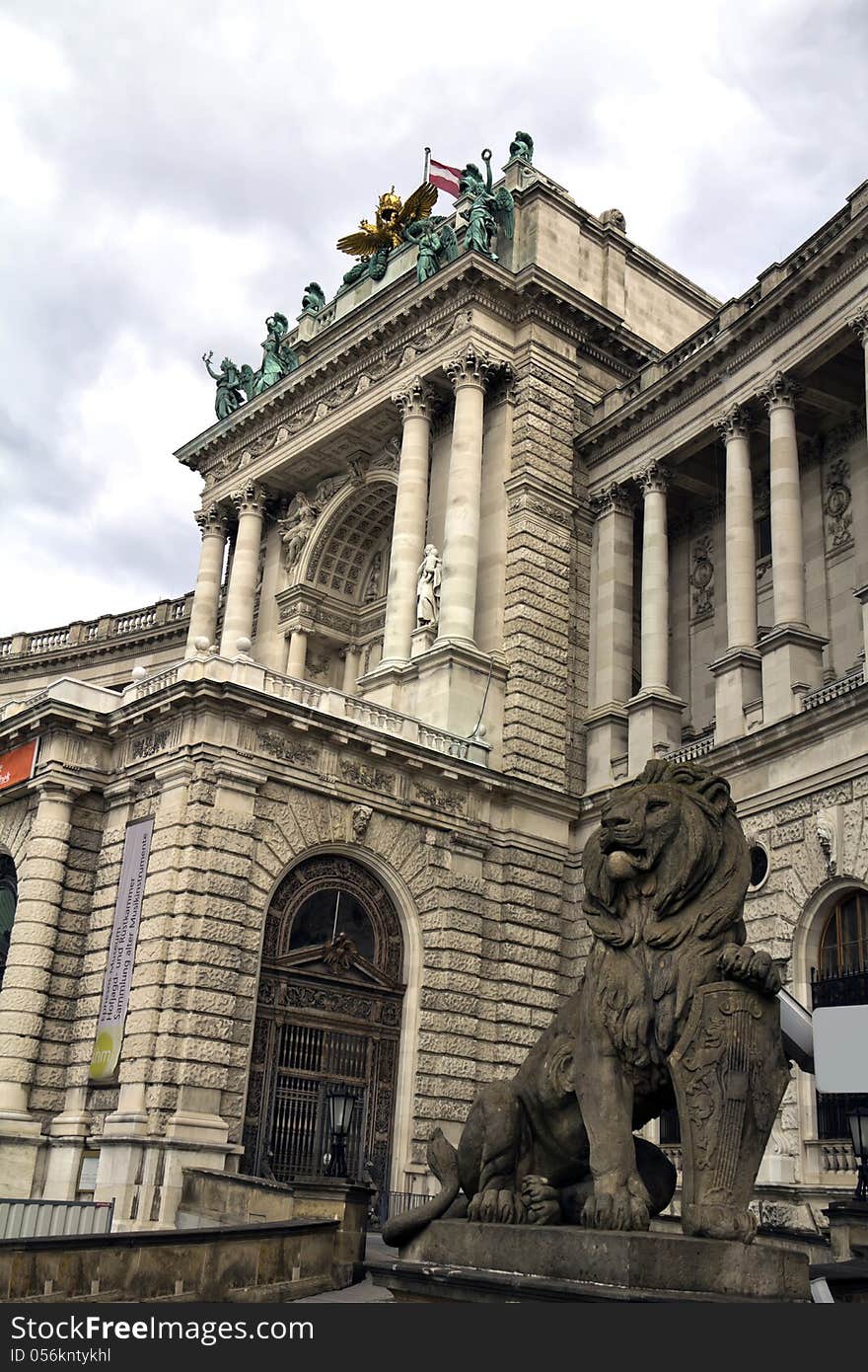 Hofburg palace in Vienna, Austria