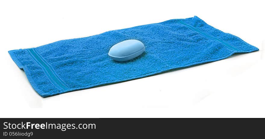 Towel with Soap.