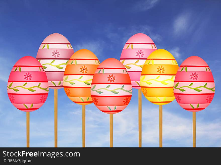 Colorful Easter Eggs