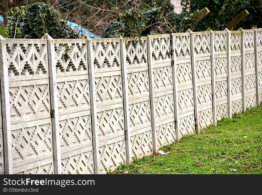 Concrete Fence