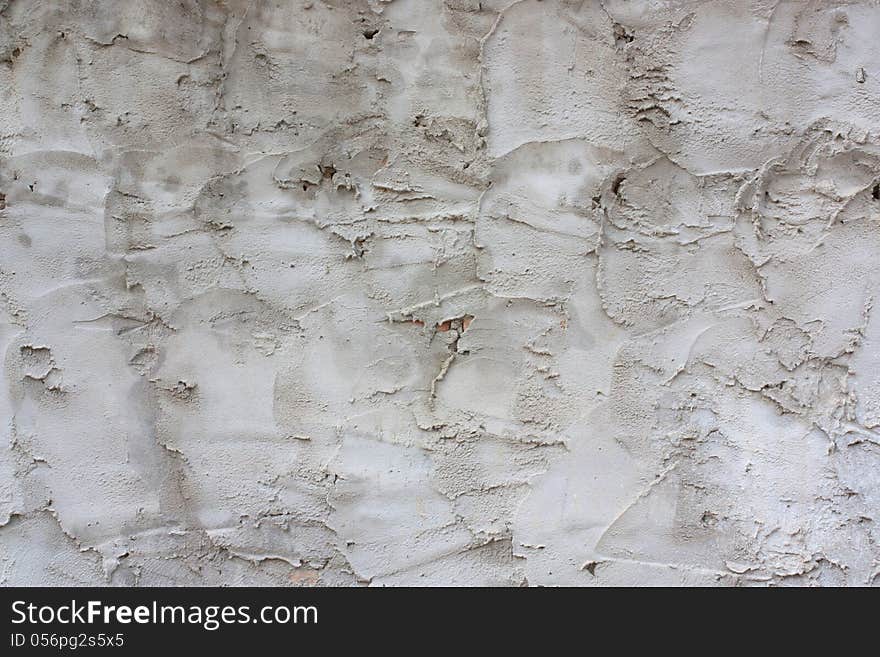 Wall plaster.