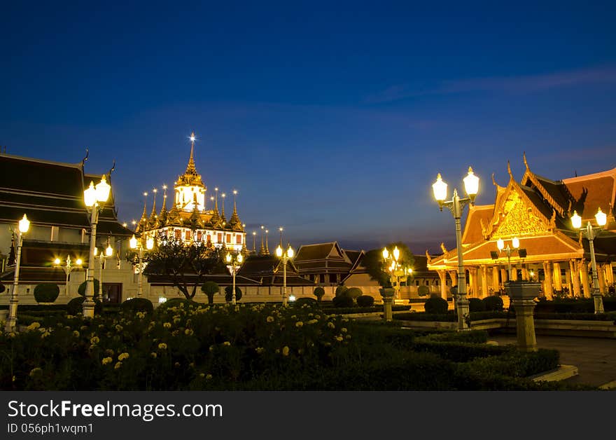 Lohaprasat in Wat Ratchanatdaram Worawihan, Bangkok, Thailand