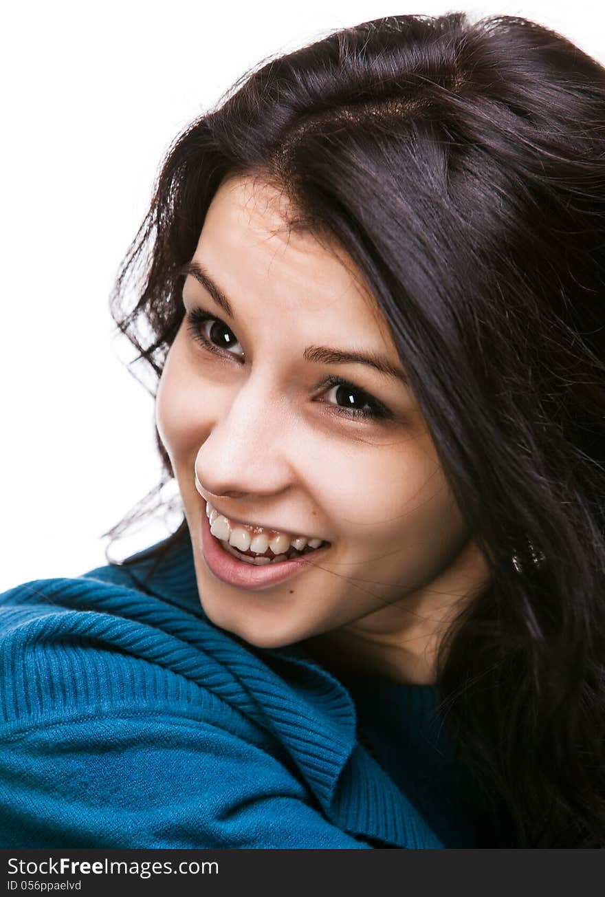 Portrait of a smiling young woman