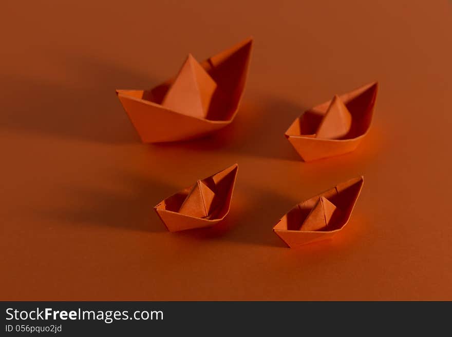 Orange Boats