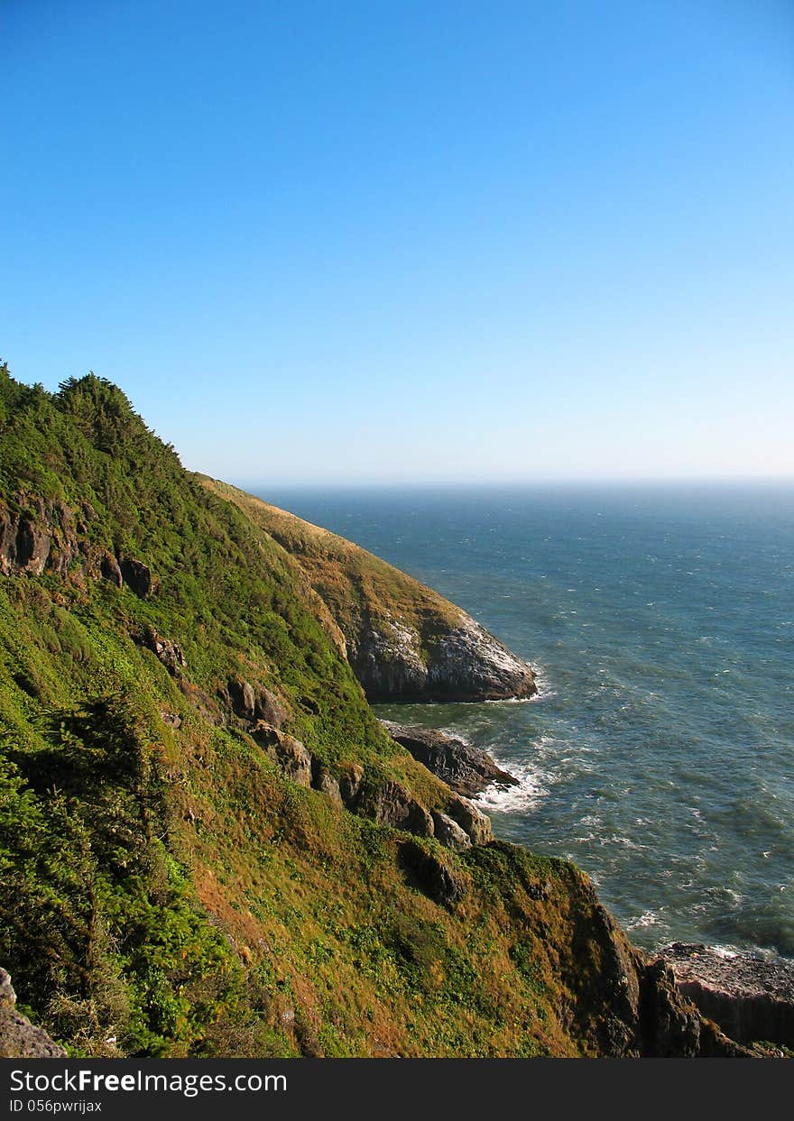 Ocean along the Oregon Coast