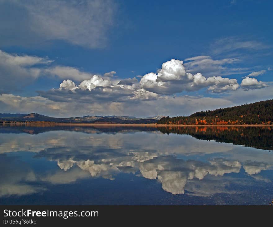 Teton Lake Reflection