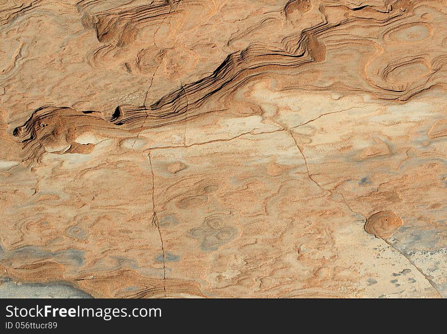 Soil detail, in the Sossusvlei, Namib desert. Namibia