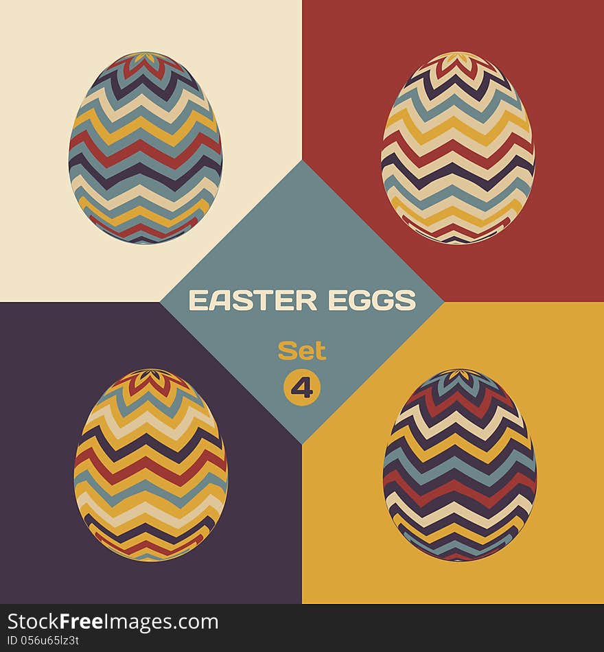 Set Of Easter Eggs