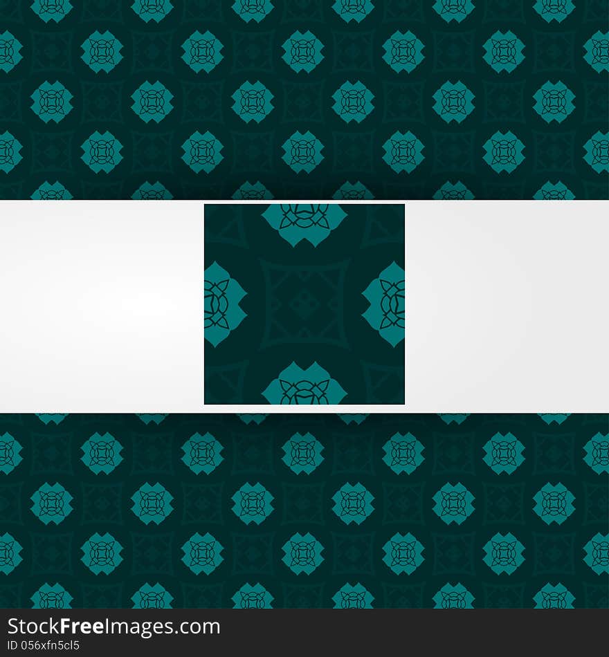 Vector geometric seamless pattern