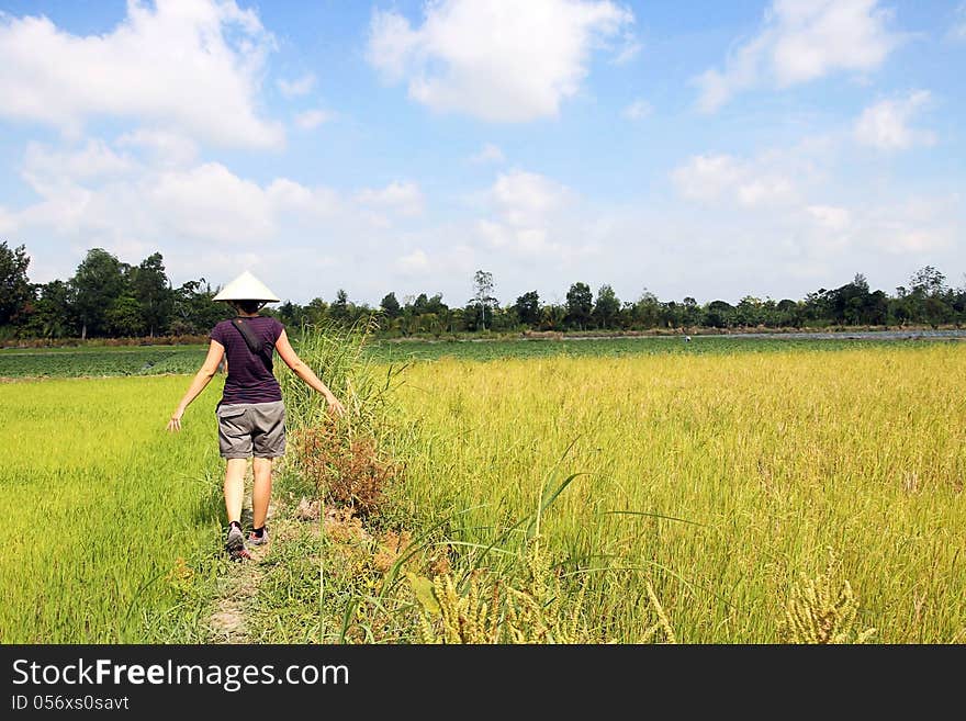 Woman walk