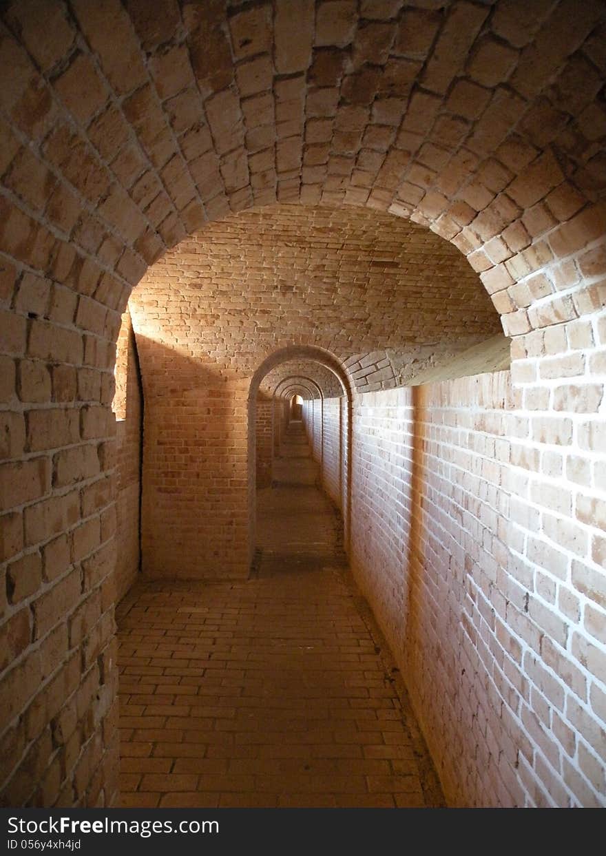 Brick arch doorways