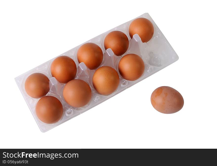 Eggs in packing