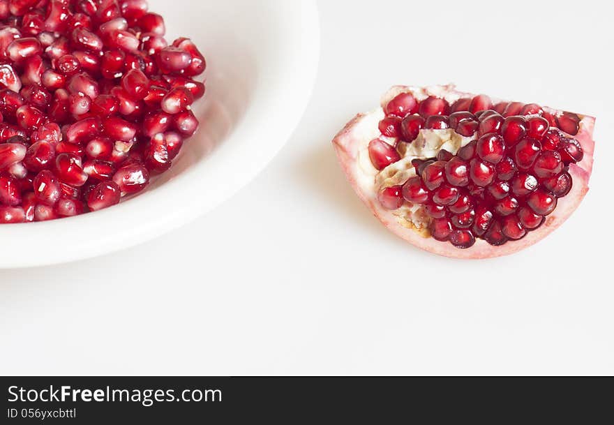 Ripe Pomegranate Seeds