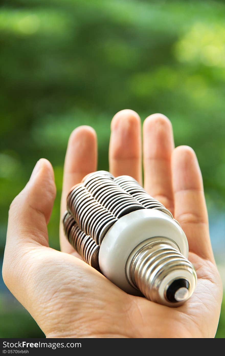 Coin Light Bulb Concept