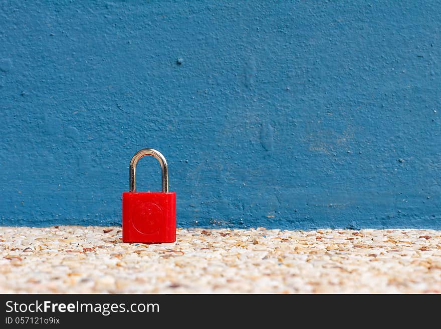 Red Keypad Lock