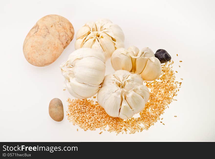 Garlic and sesame