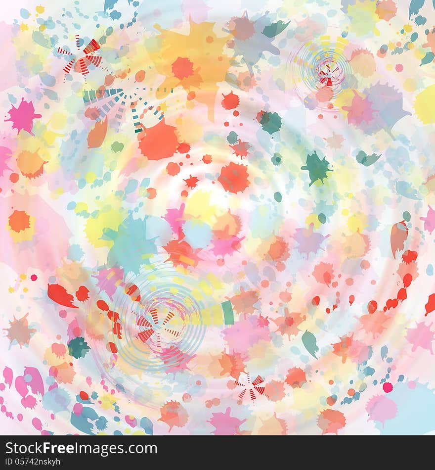 Watercolor Abstract Background