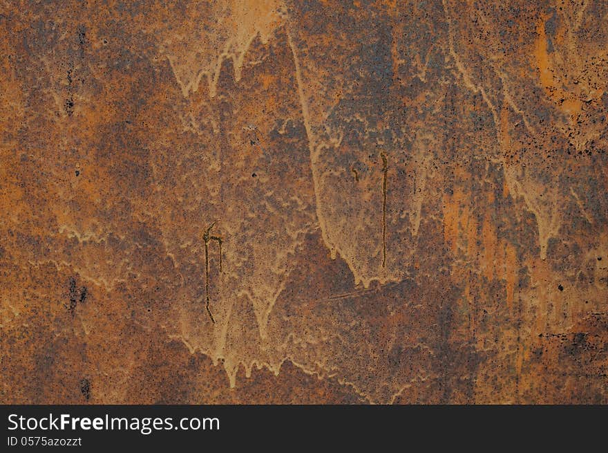 Rusty metal surface