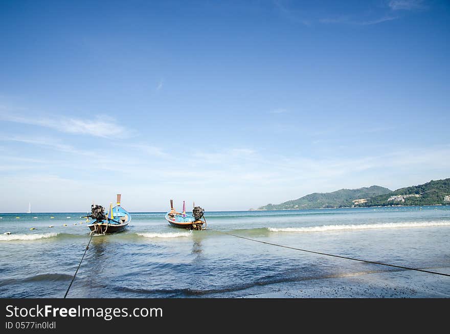 Boats at the beach