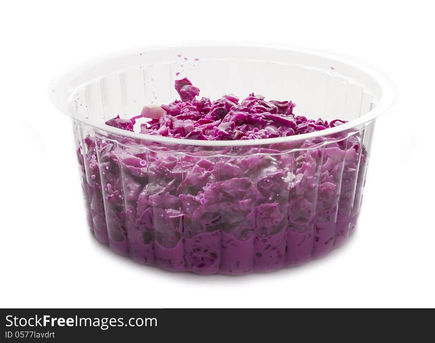 Red cabbage salad