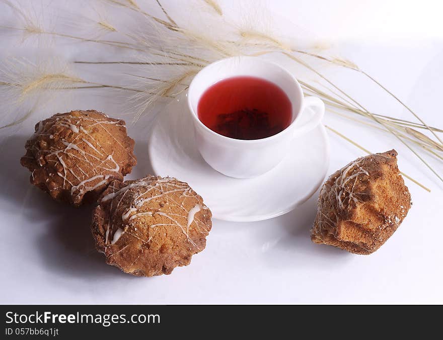 Confectionery on a white background. Confectionery on a white background