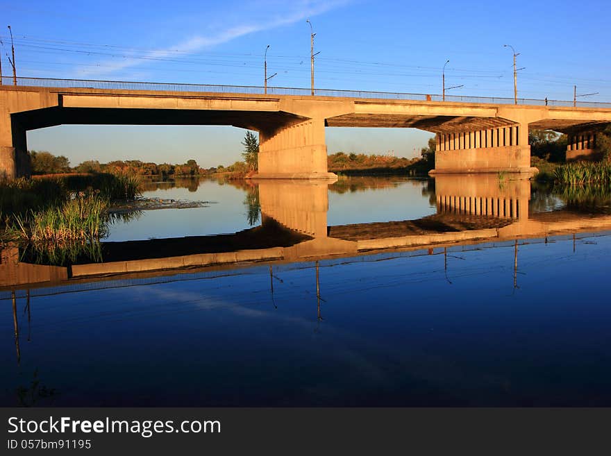 Bridge At Sunset.