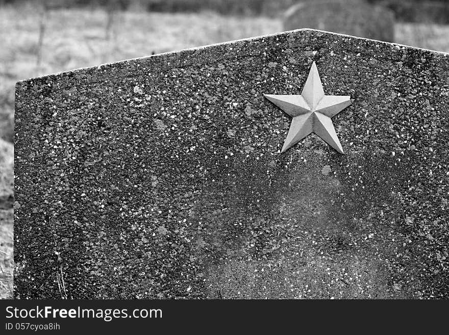 Unknown soviet soldier headstone