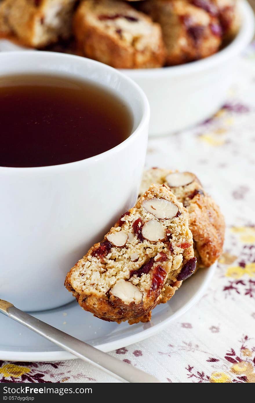 Wholegrain cookies with and cranberries. Wholegrain cookies with and cranberries