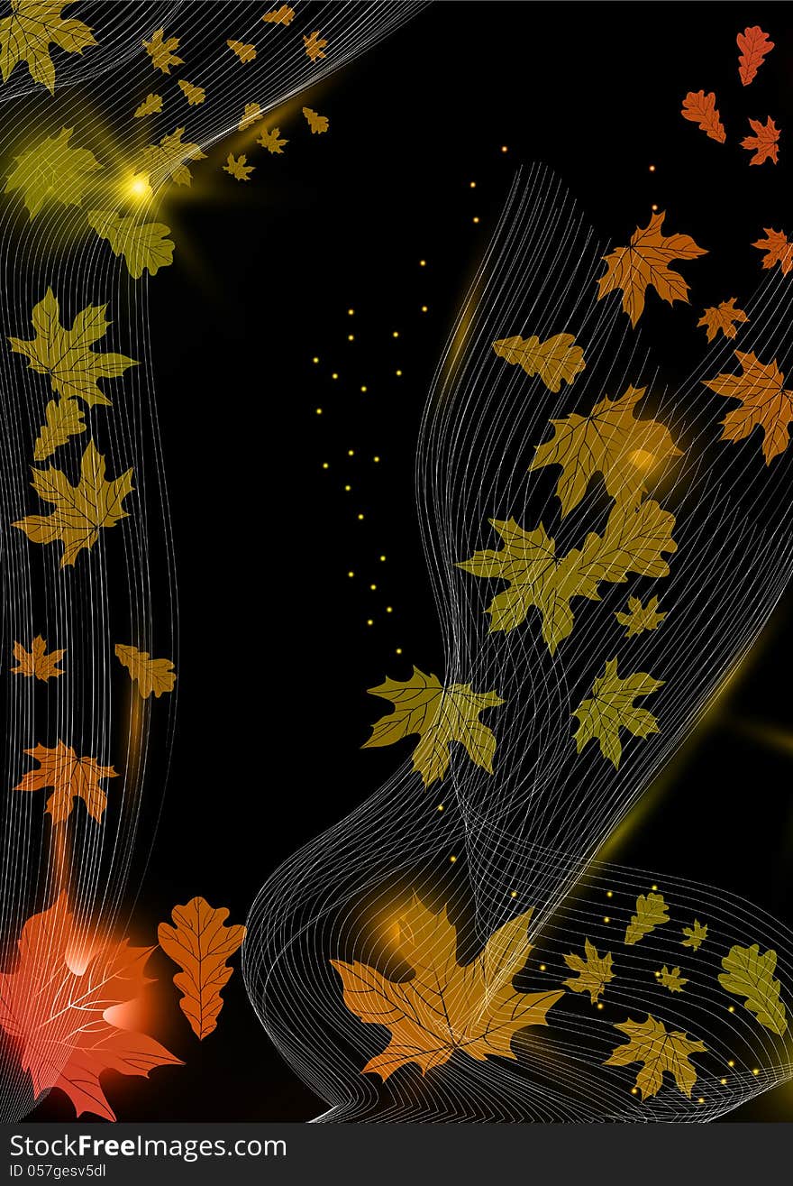 Abstract autumn background.