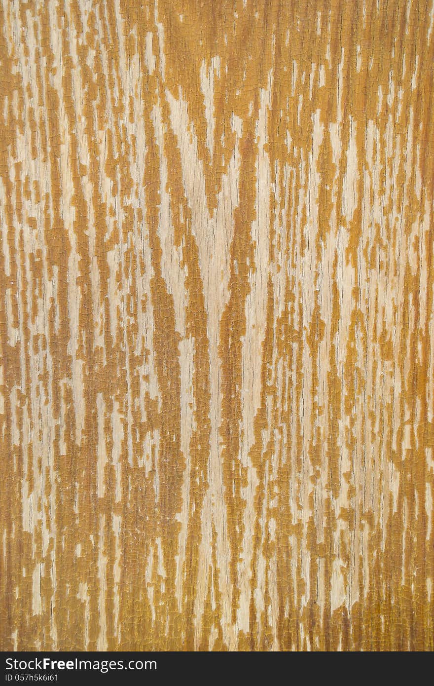 Painted yellow shabby wooden texture