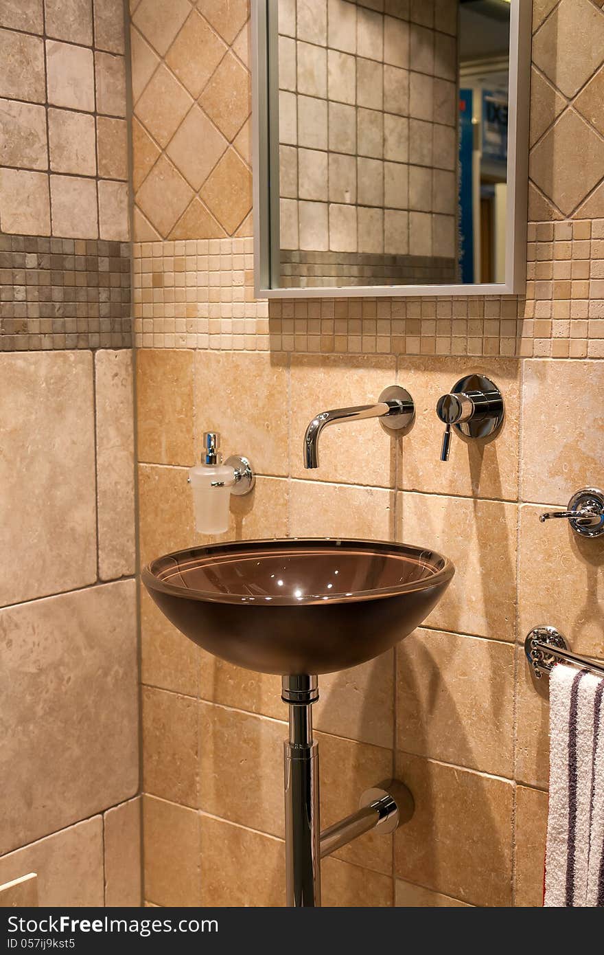 Beautiful Modern Classical  Bathroom in Luxury New Home