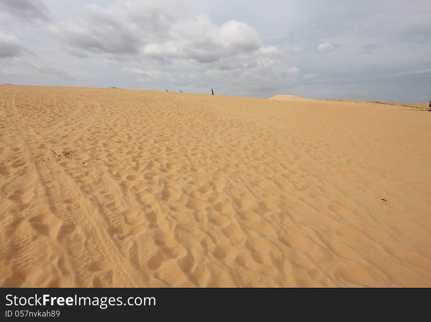 Hill in the desert, central Vietnam, South East Asia