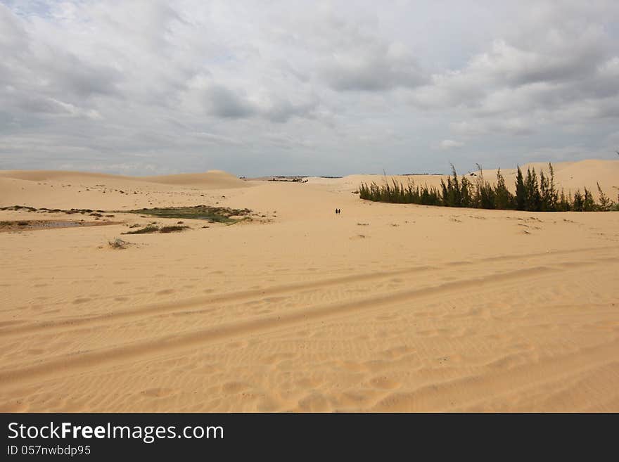 Hill in the desert, central Vietnam, South East Asia