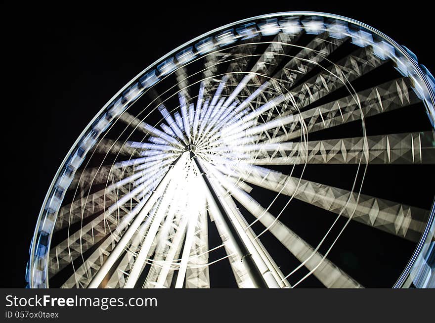 Speed of Ferris wheel