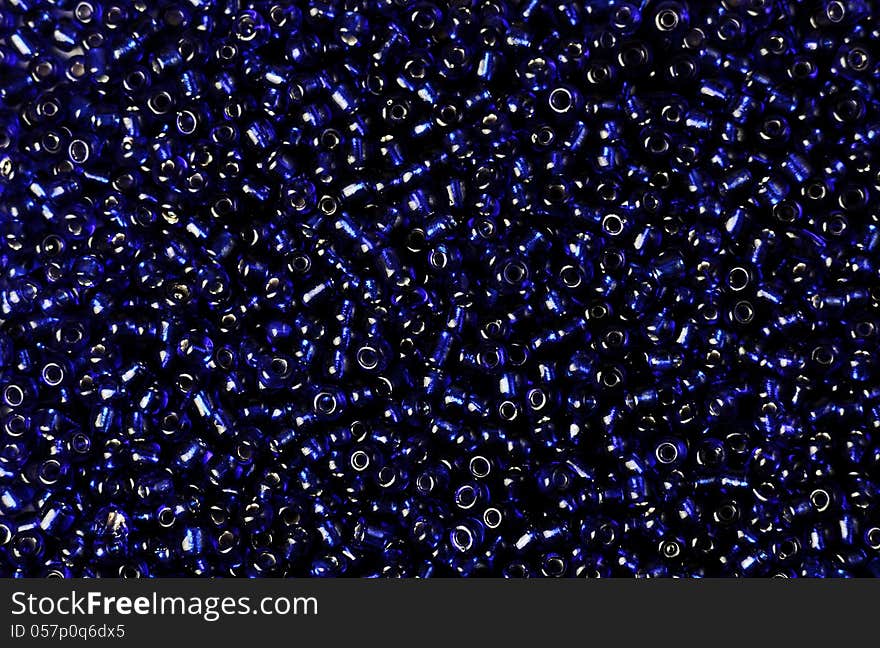 Blue beads