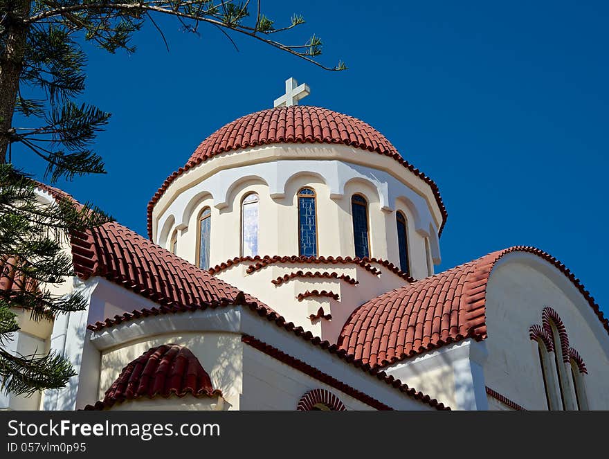 Greek Christian churches have an interesting, unique architecture, but strictly obey the Christian canon of construction.