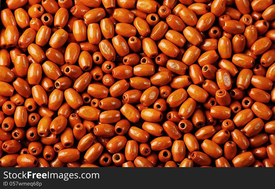 Texture of small orange beads ,suitable for backgrounds