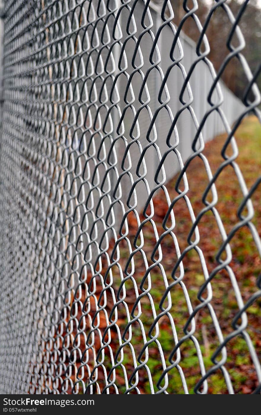 An image of a security fence