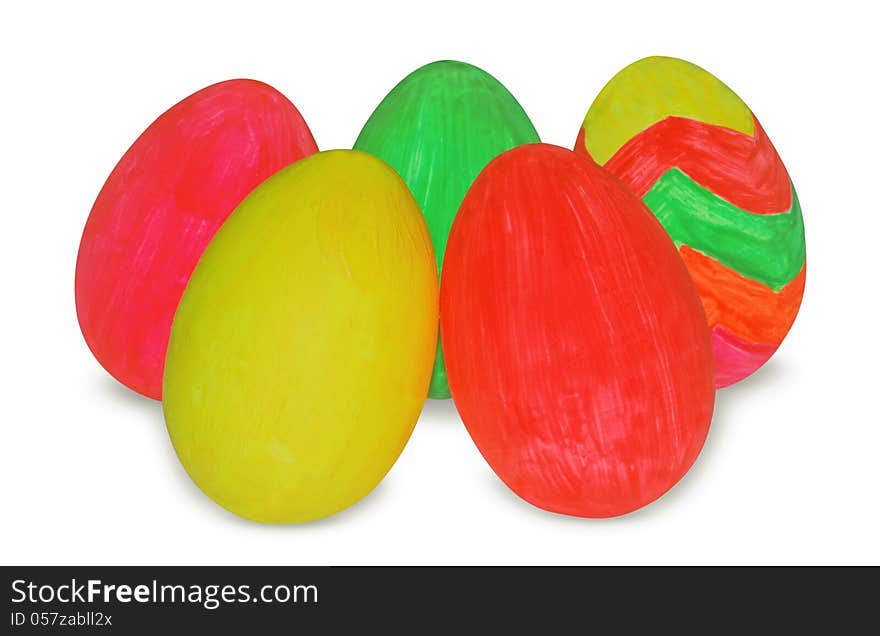 Vivid color eggs