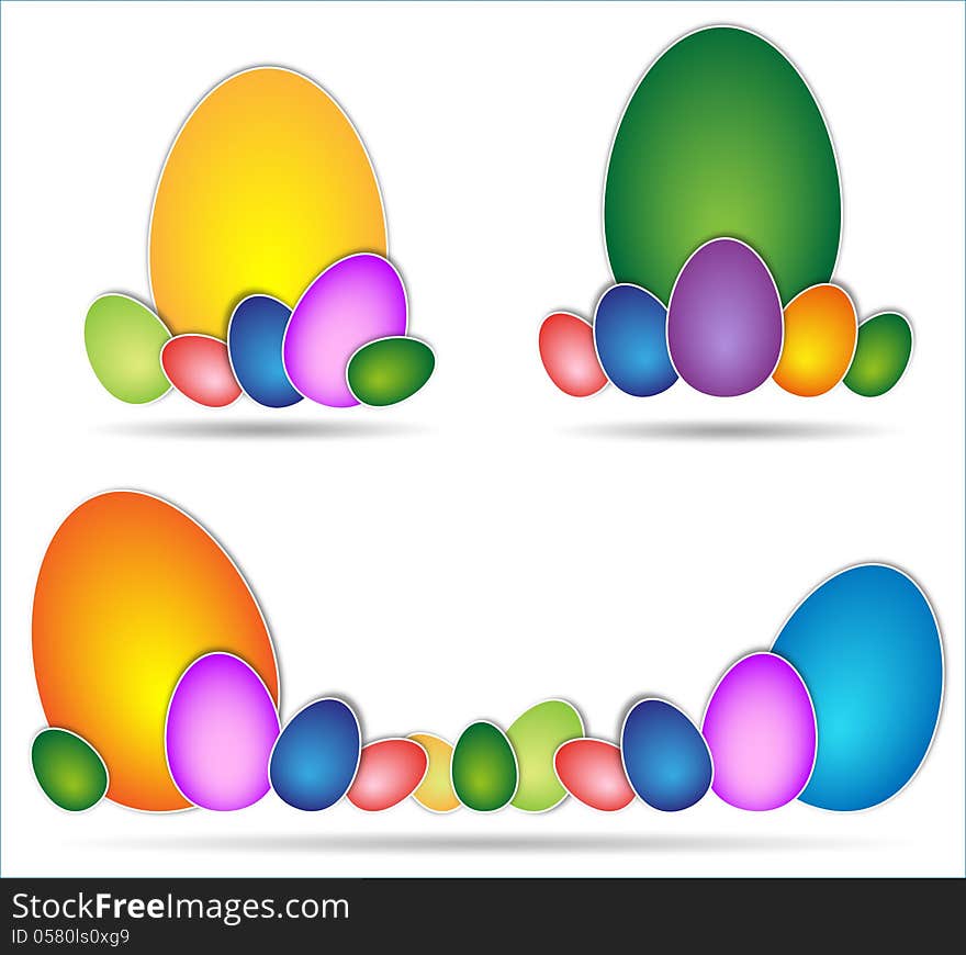 Easter egg colored