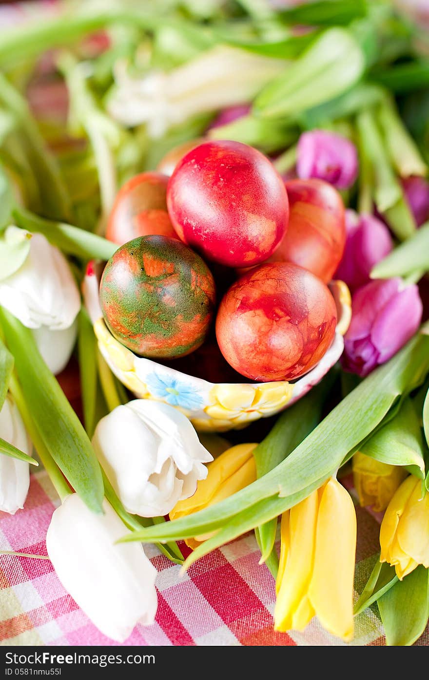 Easter eggs decoration