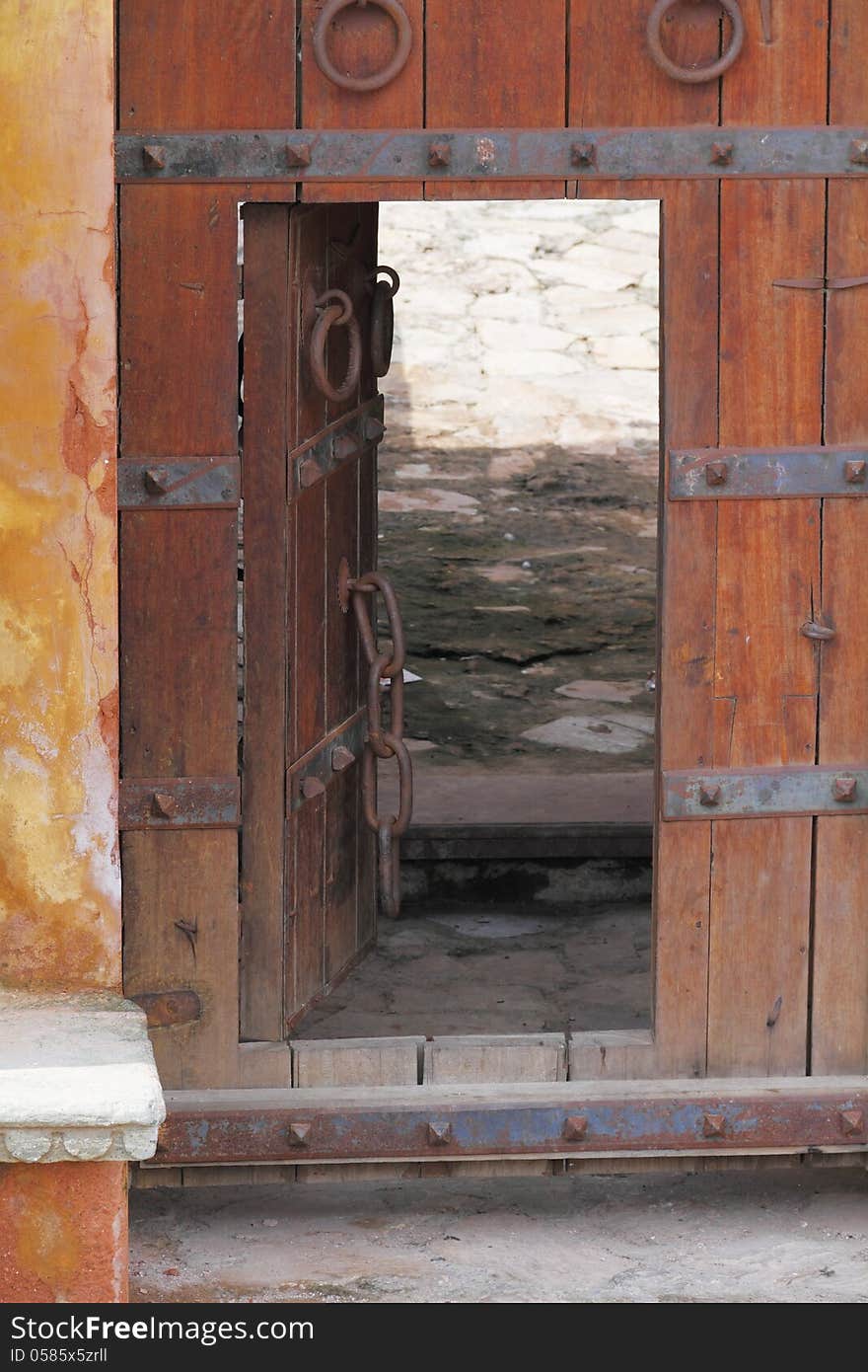 Ancient Door At Nahargarh