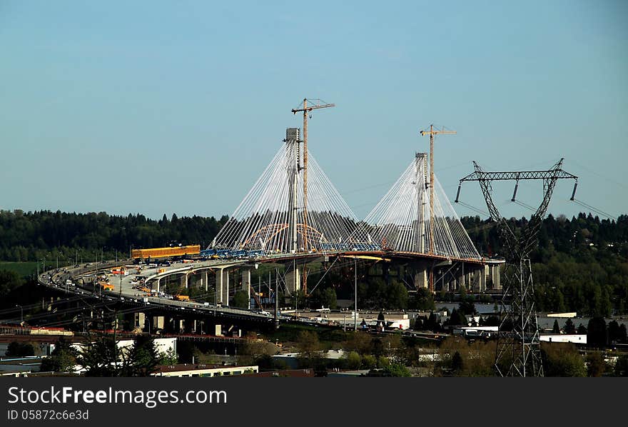 Port Mann Bridge Construction Site