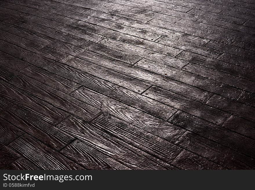 Wood-like pavement