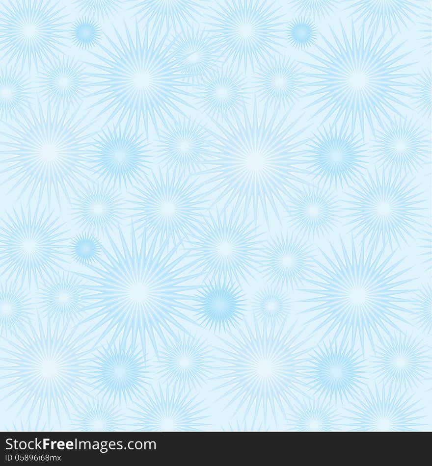 Abstract snow star seamless texture