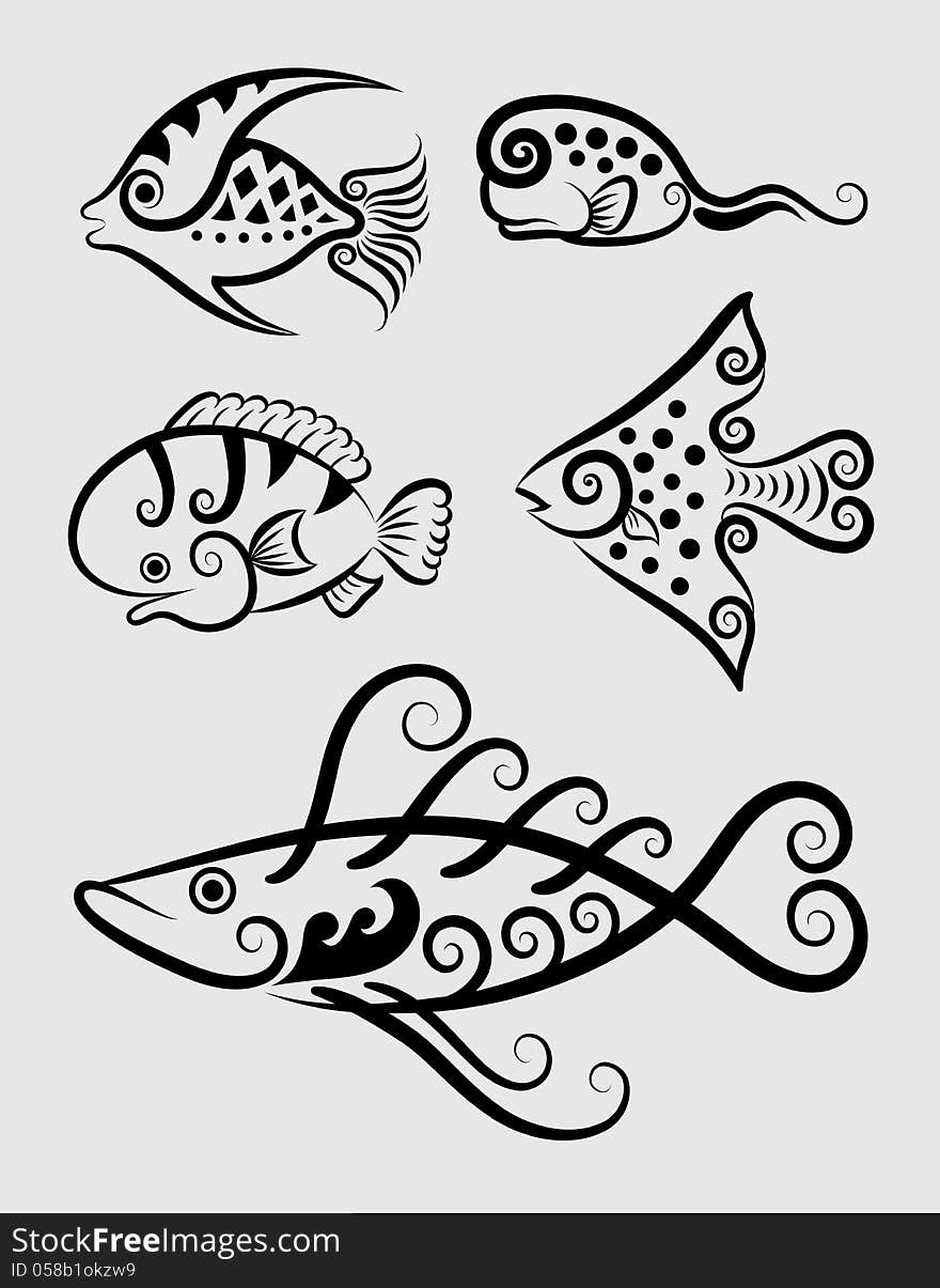 Fish Decorative Symbols 1