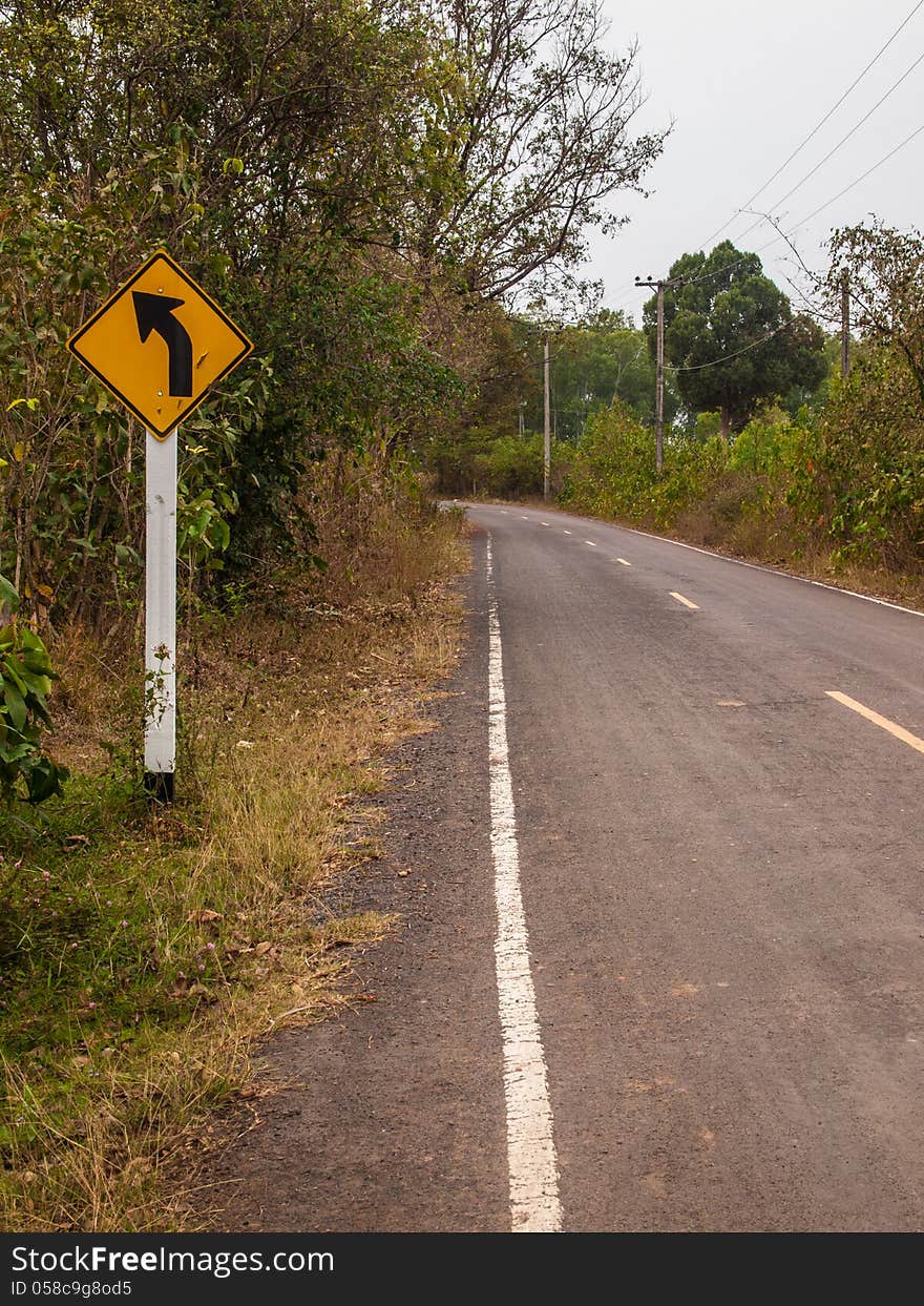 The Traffic turning left. The Traffic turning left.